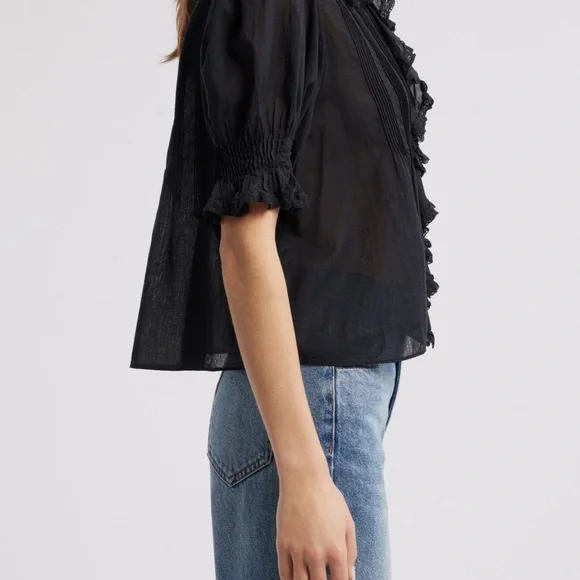 DÔEN Henri Organic Cotton Voile Top - Picture 4 of 13